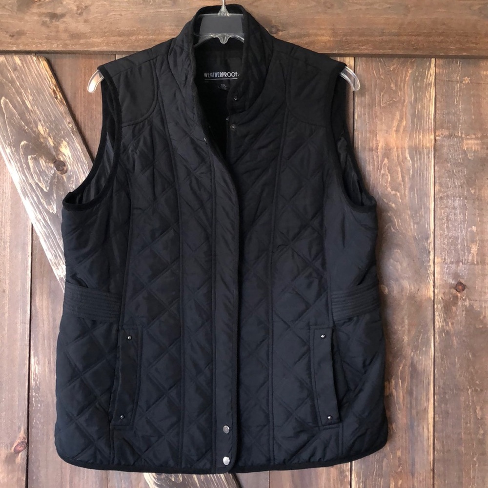 Weatherproof black vest